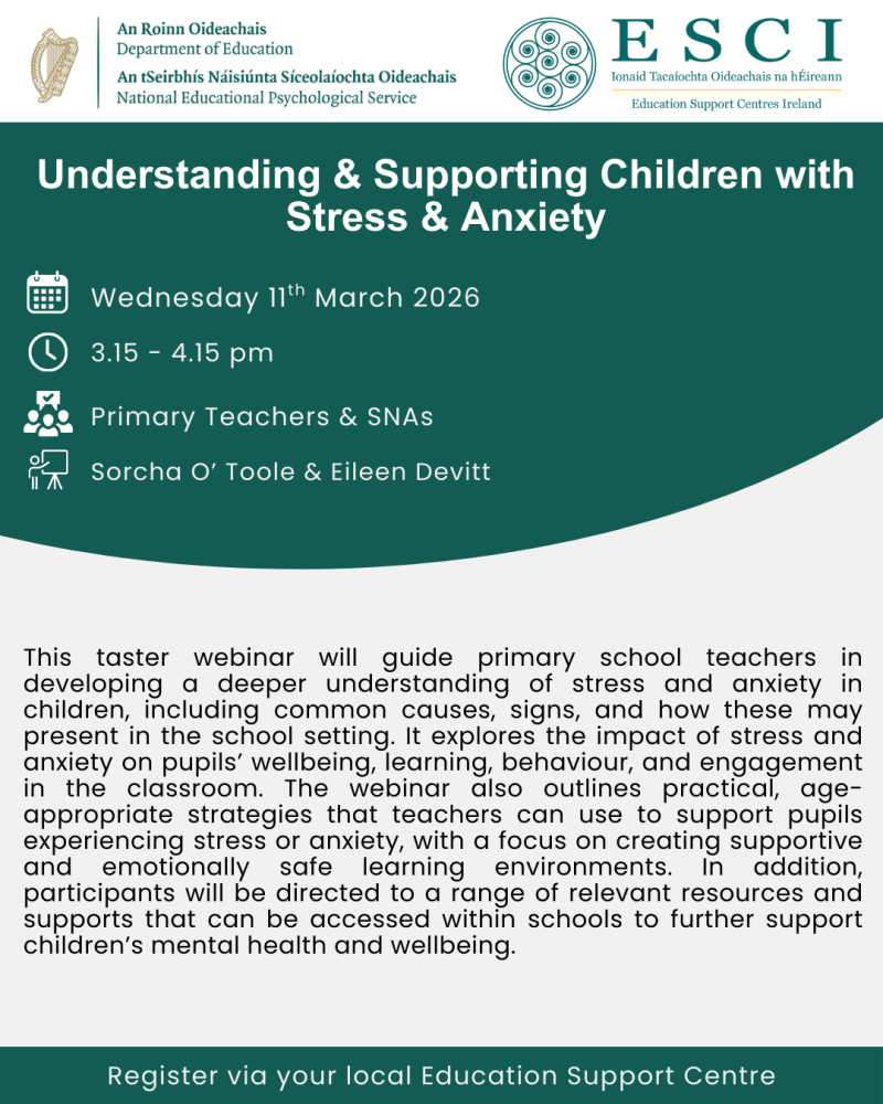 11th mar understanding supporting children with stress anxiety p