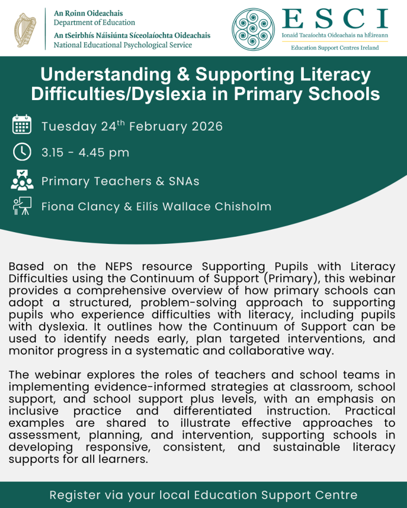24th feb understanding supporting literacy difficulties dyslexia p