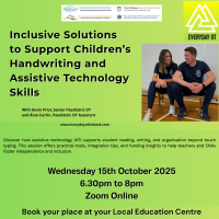 Everyday AT: Inclusive Solutions to Support Children’s Handwriting and Assistive Technology Skills
