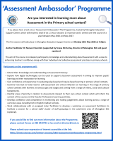 'Assessment Ambassador' Pilot Programme (Session One)