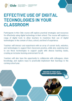 Effective Use of Digital Technologies in your Classroom (St. John's NS, Drogheda)