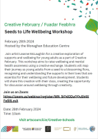 Seeds for Life Wellbeing Online Workshop (Creative February/Fuadar Feabhra)