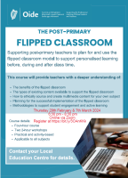 The Post-Primary Flipped Classroom