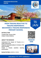 From Trauma Reactive to Trauma Responsive - Becoming a Trauma Responsive Primary School (Rescheduled)
