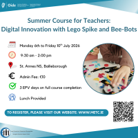 Oide: Digital Innovation with Lego Education and Bee-bots (St. Anne's NS, Bailieborough)