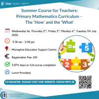 Oide: Primary Mathematics Curriculum - The 'How' and the 'What'