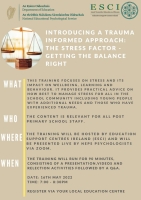 ESCI NEPS The Stress factor-Getting the Balance Right: Introducing a Trauma Informed Approach’ Post Primary
